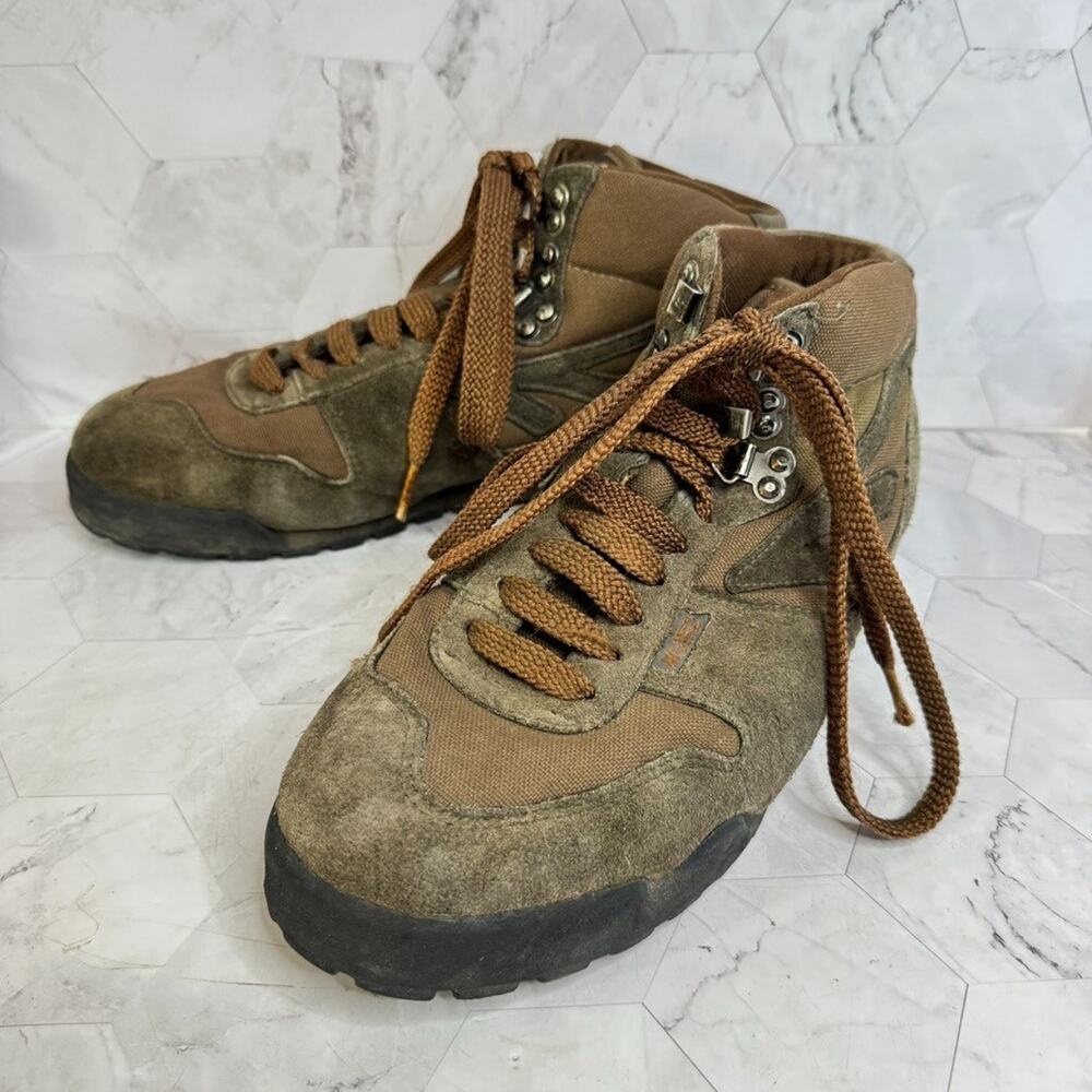 Vintage Hi-Tec Sierra Lite Hi Womens Size 10.5 Brown Hiking Boots 2000s Y2K